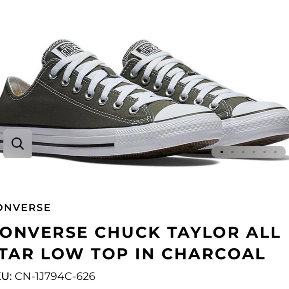 Converse all star sneakers charcoal